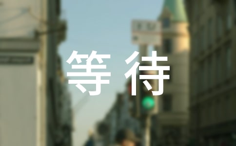 那些等待著的日子作文